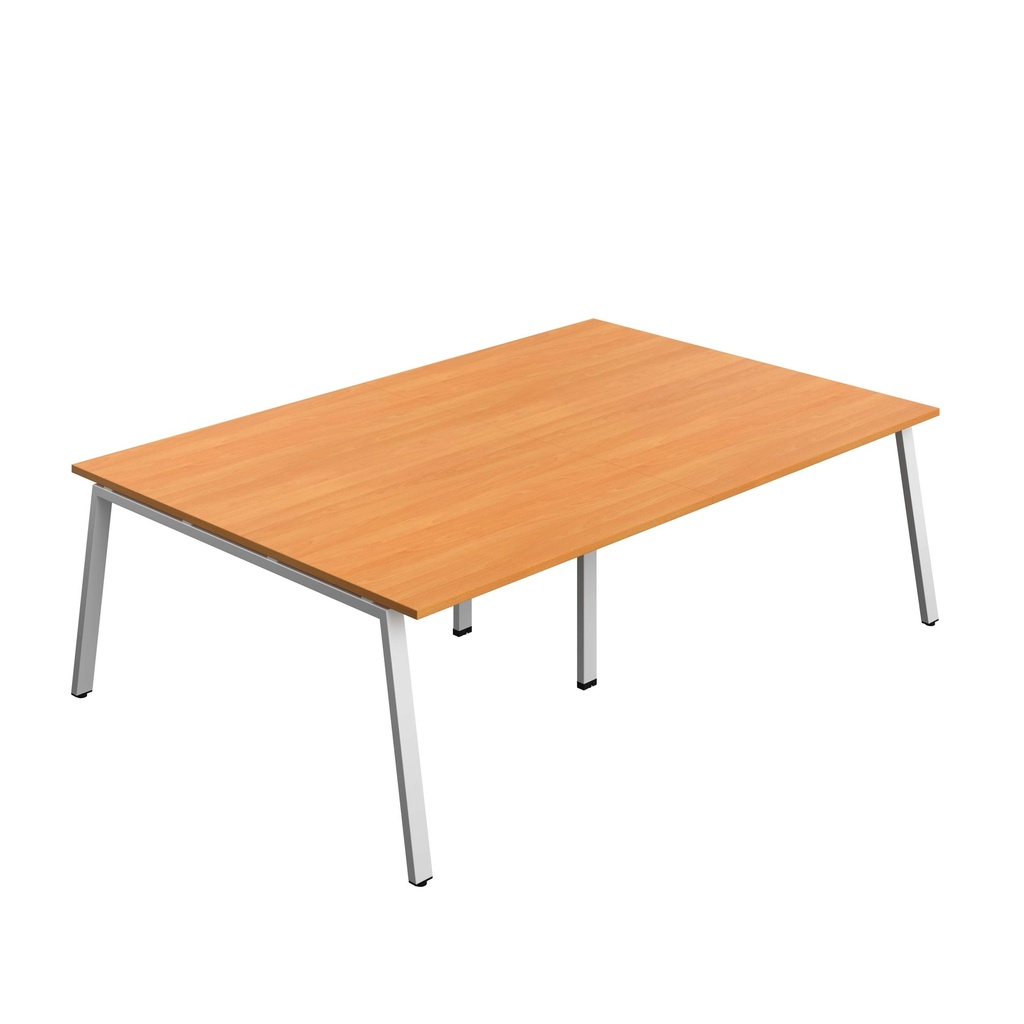 Synergy Meeting Table | A-Frame Leg | 2400 X 1600 | Unlimited/Silver