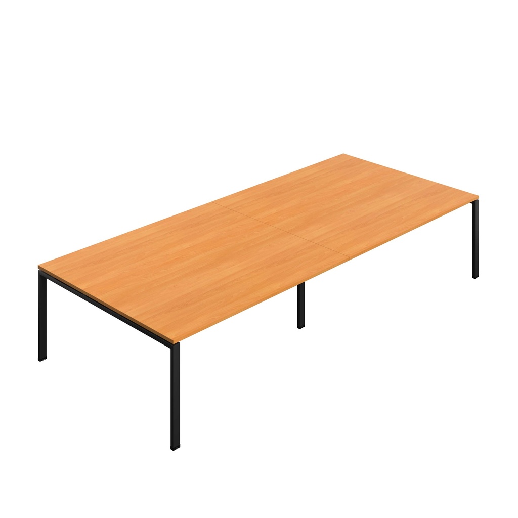 Synergy Meeting Table | Goal Post Leg | 3600 X 1600 | Unlimited/Black
