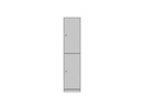 Two Door Single Wooden Locker 1800Mm High