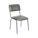 Tavern Side Chair | Green Pu