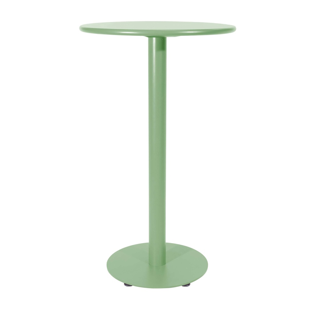 Breeze Aluminium Round Poseur Bar Table I Fair Green