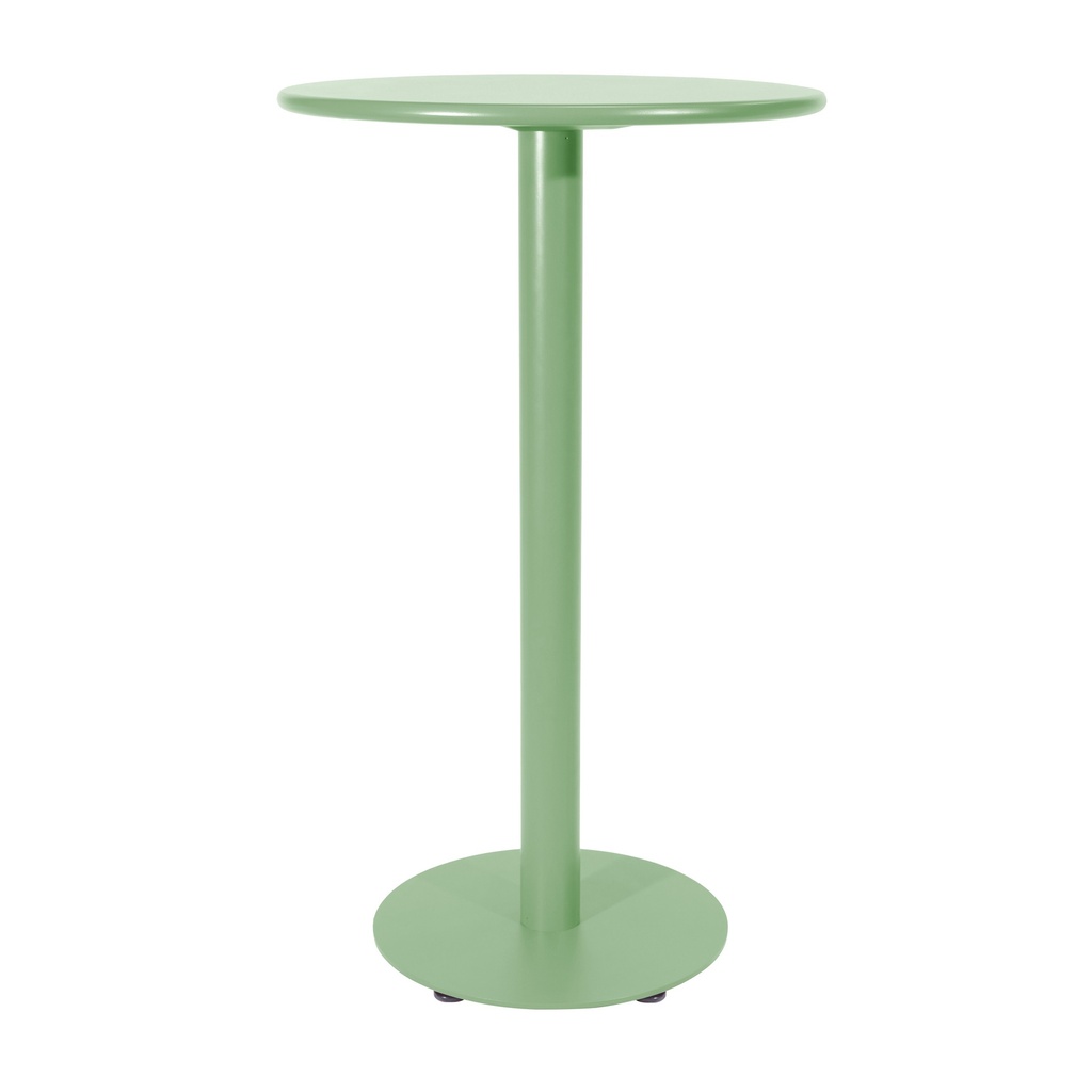 Breeze Aluminium Round Poseur Bar Table I Fair Green