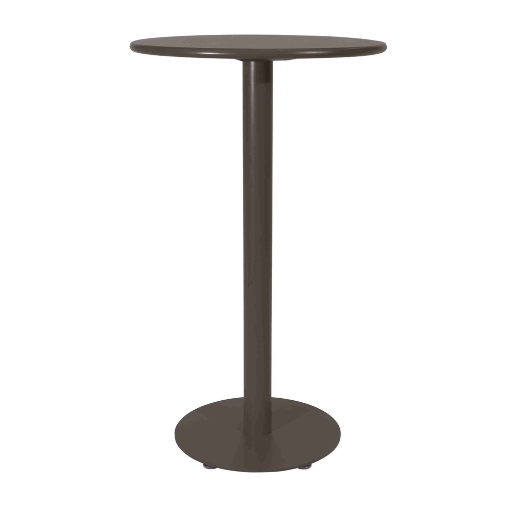 Breeze Aluminium Round Poseur Bar Table I Charcoal