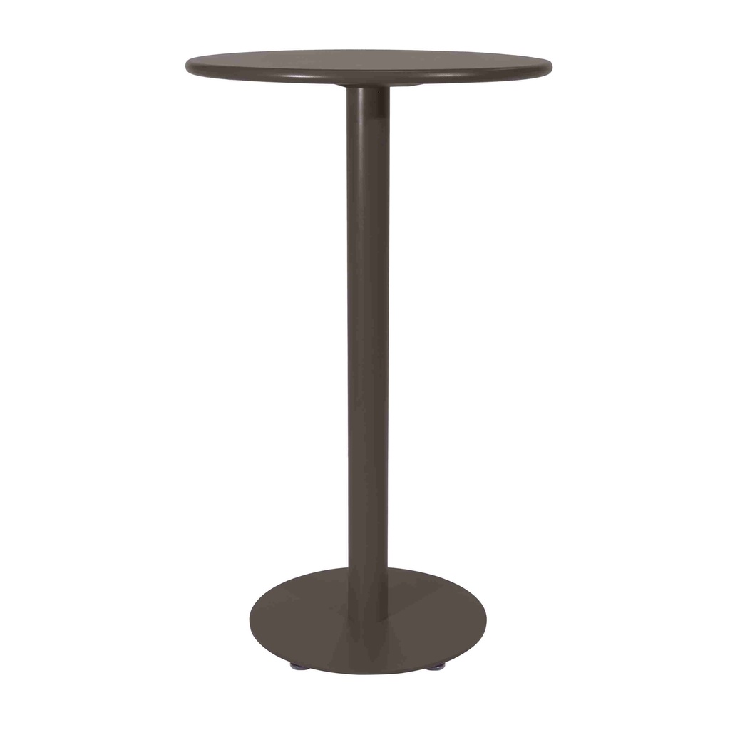Breeze Aluminium Round Poseur Bar Table I Charcoal