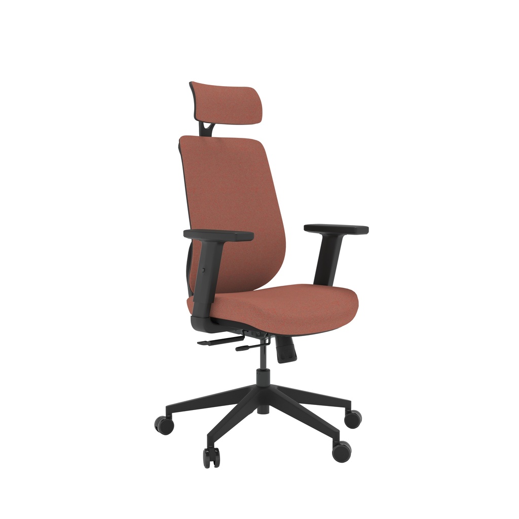 Maldini High Back Office Chair | Orange/Black