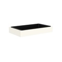 Bisley Steel Planter I One Full Width Plastic Liner I Height 113Mm I Traffic White
