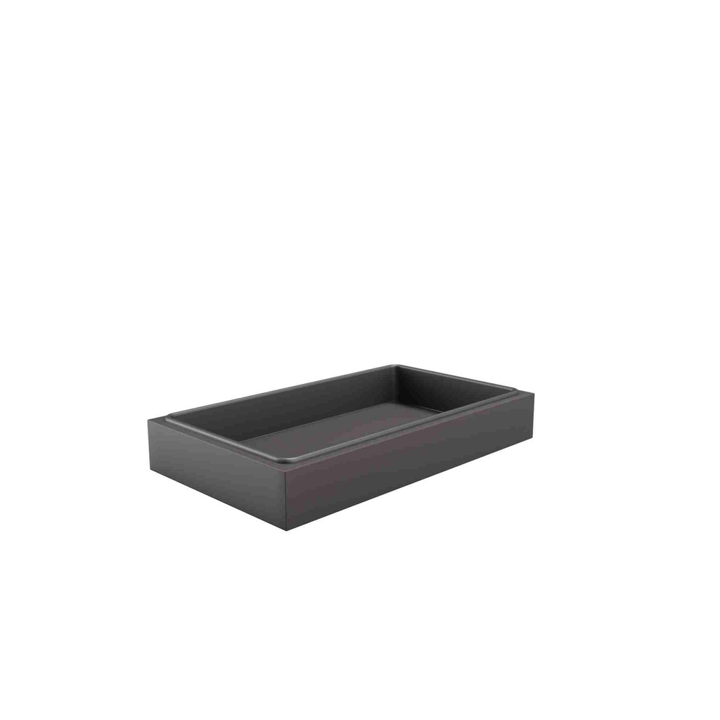 Bisley Steel Planter I One Full Width Plastic Liner I Height 113Mm I Anthcracite Grey