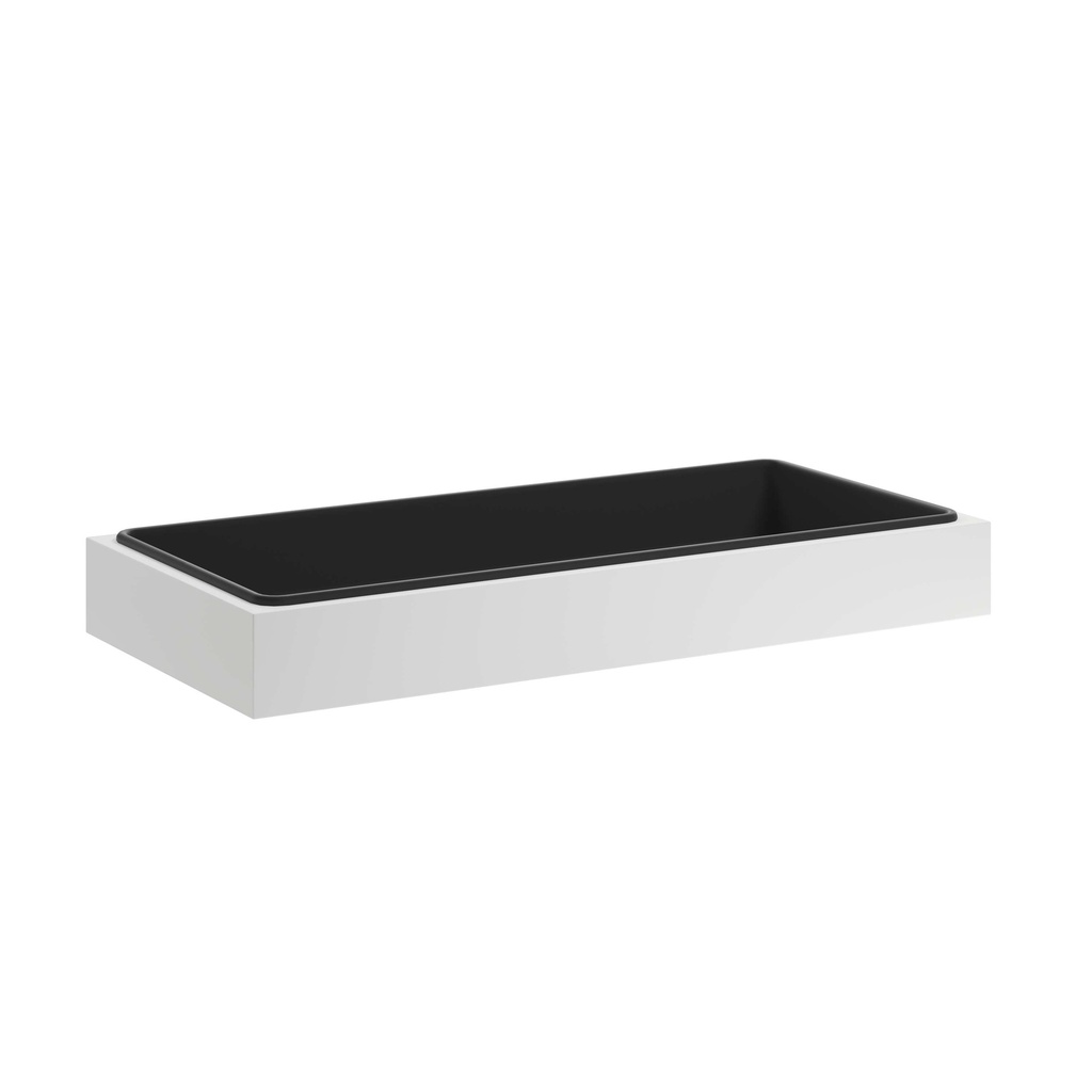 Bisley Steel Planter I One Full Width Plastic Liner I Height 113Mm I Light Grey