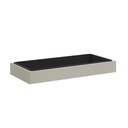 Bisley Steel Planter I One Full Width Plastic Liner I Height 113Mm I Goose Grey