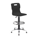 Titan Swivel Senior Chair | Adjustable D-Kit | Black/Chrome