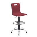 Titan Swivel Senior Chair | Adjustable D-Kit | Burgundy/Chrome