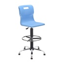 Titan Swivel Senior Chair | Adjustable D-Kit | Sky Blue/Chrome