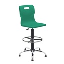 Titan Swivel Senior Chair | Adjustable D-Kit | Green/Chrome