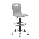 Titan Swivel Senior Chair | Adjustable D-Kit | Grey/Chrome