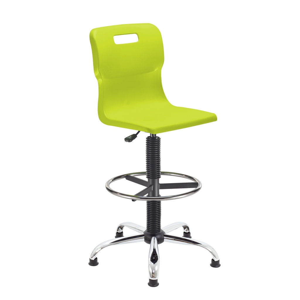 Titan Swivel Senior Chair | Adjustable D-Kit | Lime/Chrome
