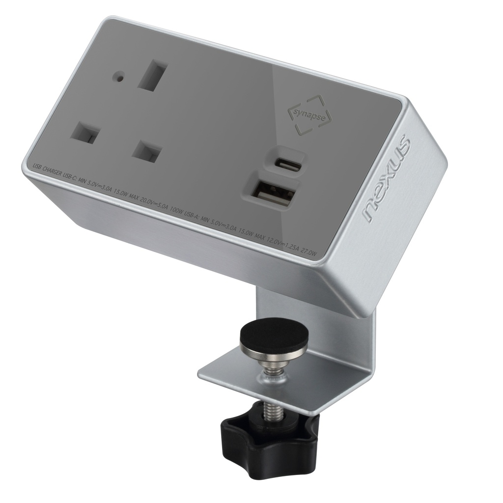 Desktop Power Module Bundle 3 With 3M Cable I Silver Housing Grey Veneer