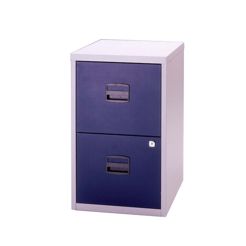 Bisley A4 Static Home Filer with 2 Drawers