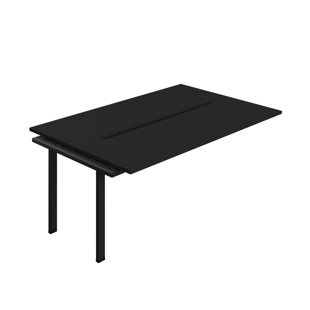 Synergy Bench Extension With Cut Out: 2 Person (Fsc) | 1800 X 600 | Black/Black