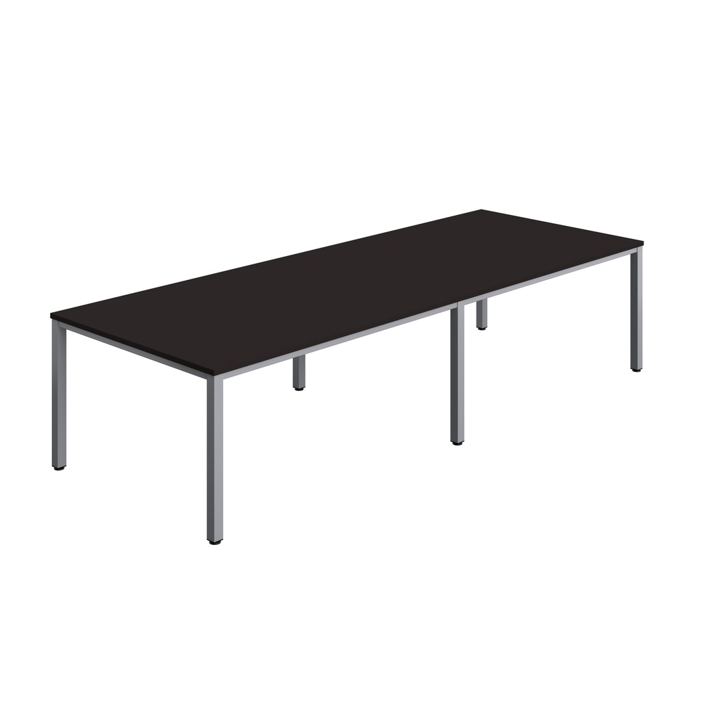 Fraction Infinity 3200 X 1200 Meeting Table - Anthracite / Silver