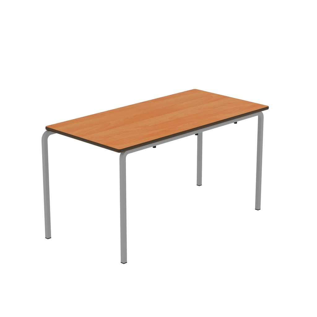 Titan Crush Bent Frame Table | 1200X600X640 |Beech/Grey
