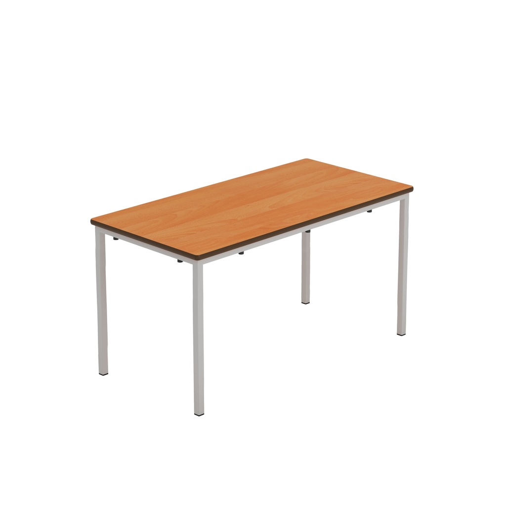 Titan Welded Frame Table | 1100X550X590 | Beech/Grey