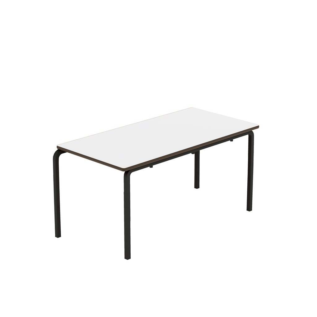 Titan Crush Bent Frame Table | 1100X550X530 | White/Black