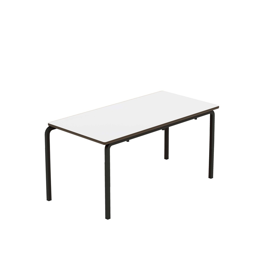 Titan Crush Bent Frame Table | 1100X550X530 | White/Black