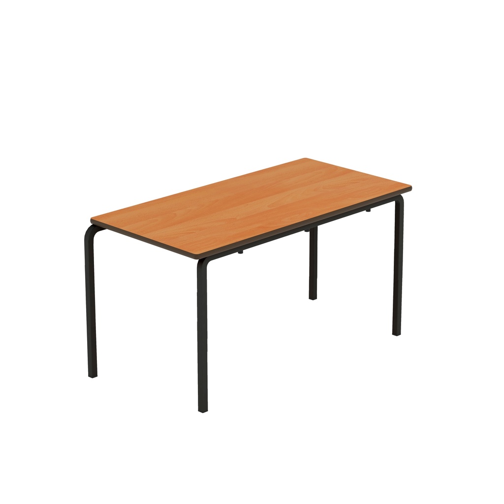Titan Crush Bent Frame Table | 1100X550X590 |Beech/Black