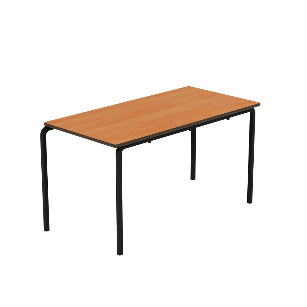 Titan Crush Bent Frame Table | 1200X600X640 |Beech/Black