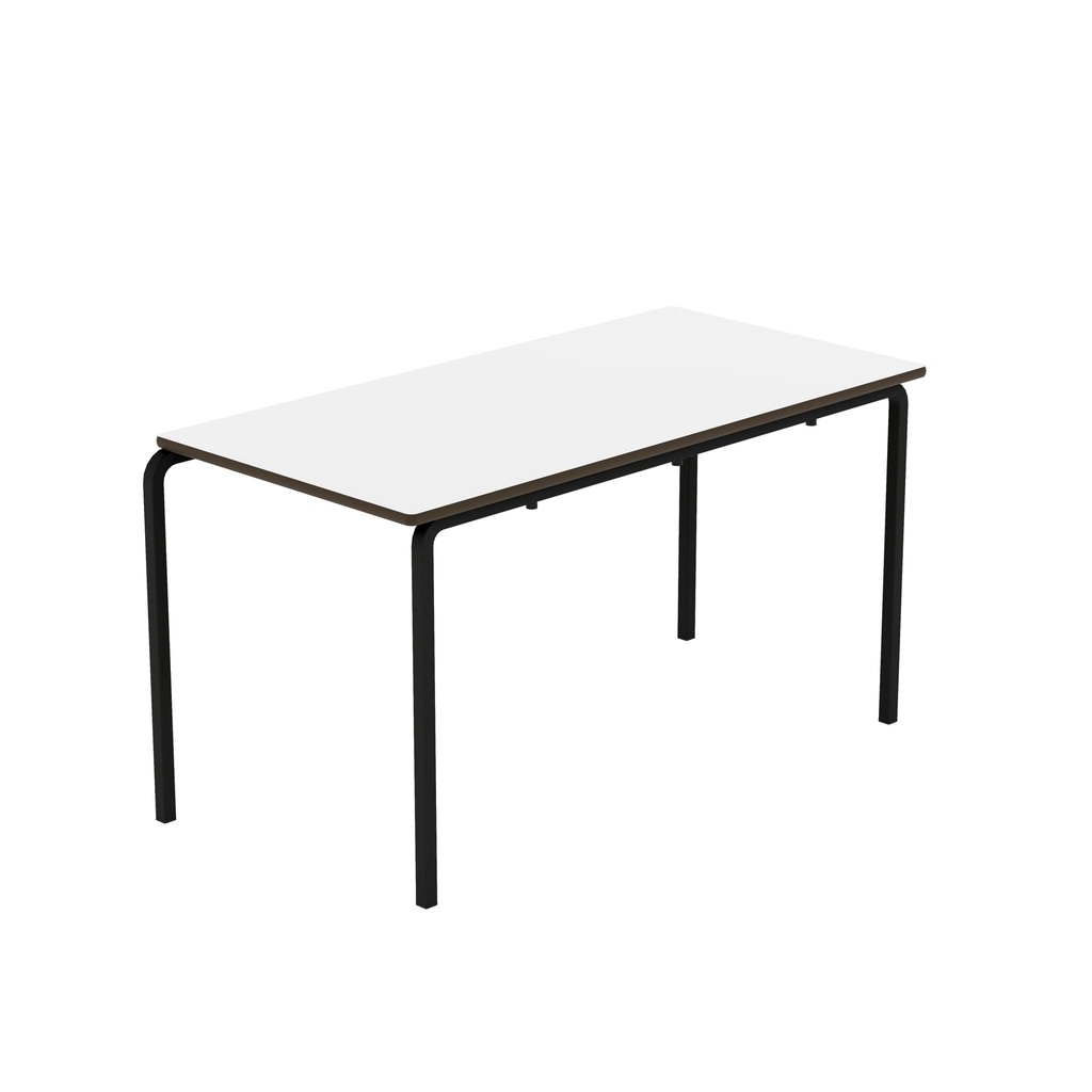 Titan Crush Bent Frame Table | 1200X600X640 | White/Black
