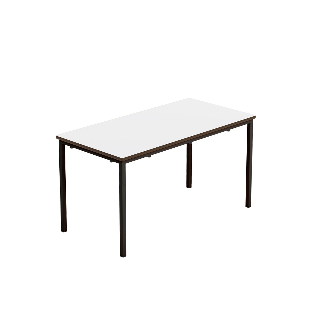 Titan Welded Frame Table | 1100X550X590 | White/Black