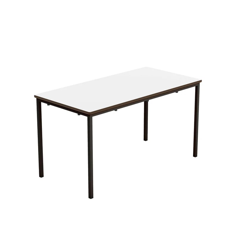 Titan Welded Frame Table | 1200X600X640 | White/Black