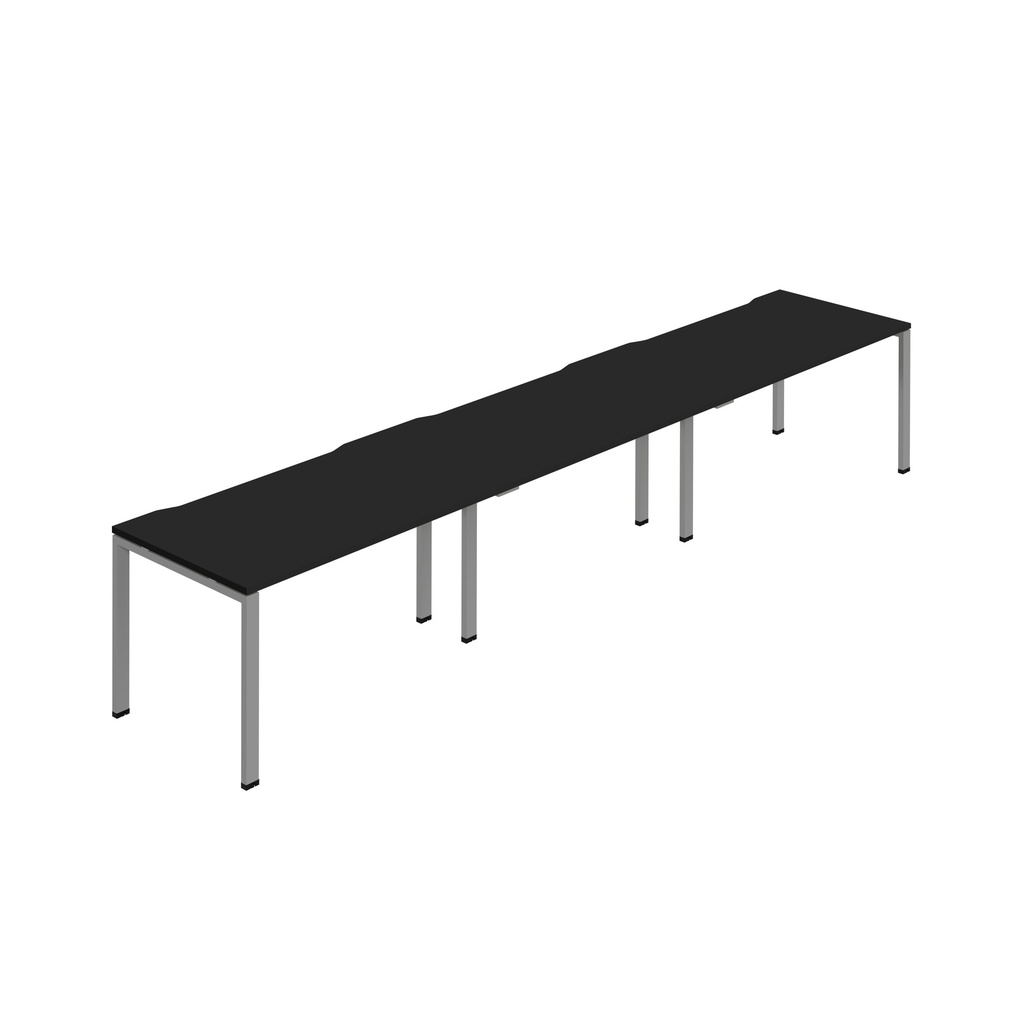 Synergy 3SP Bench Desk|1200X800mm|GoalPost|Black/Silver