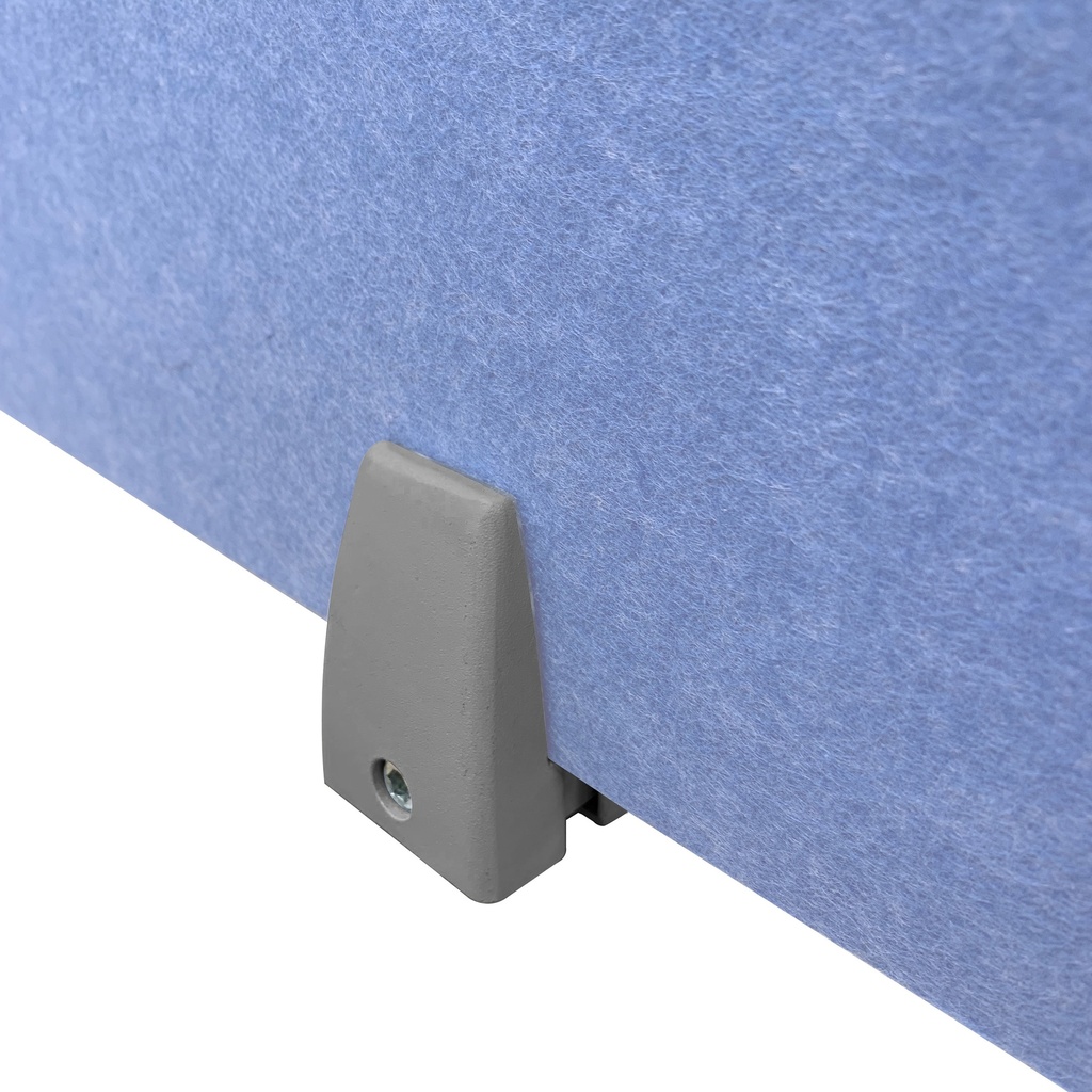 Under Mount Desk Screen Bracket x 1 bracket | Silver