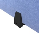 Under Mount Desk Screen Bracket x 1 bracket | Black