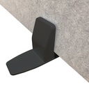 Surface Moveable Mount Desktop PET Clamps x 2 | Black