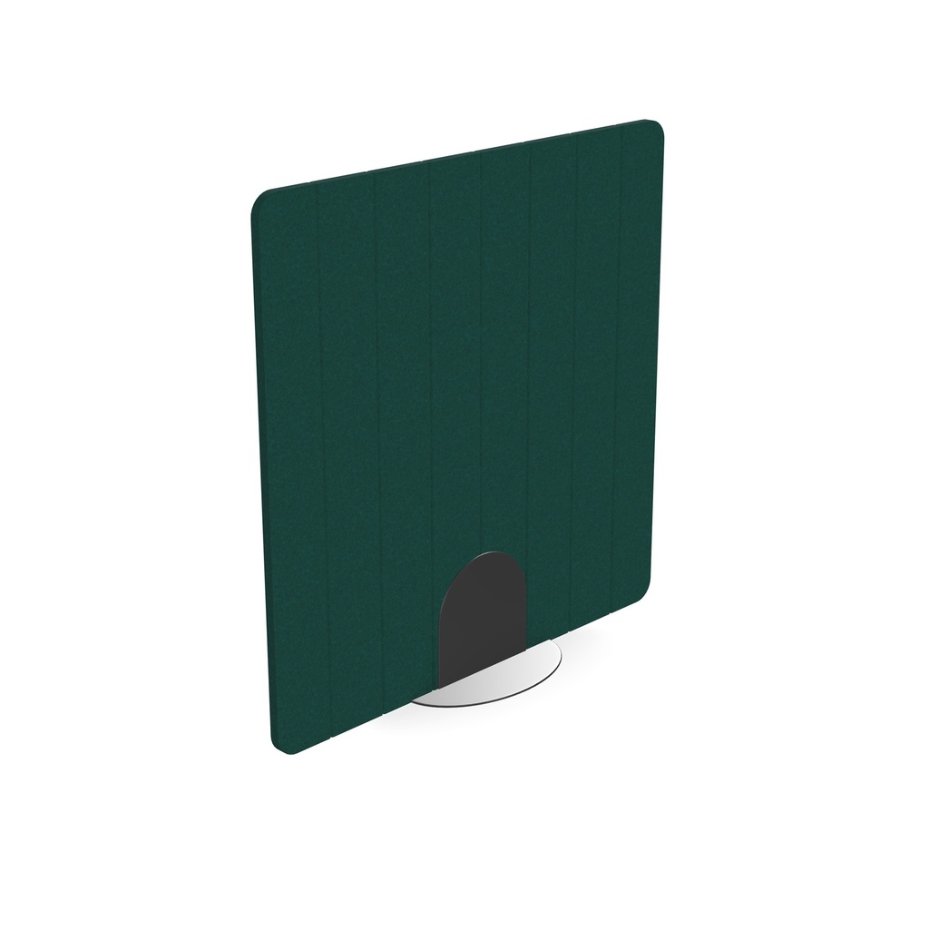 Freestanding 24mm screen V-groved 8 stripes I 1200w x 1200h I Green