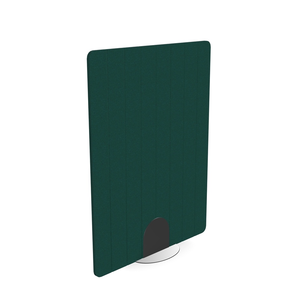 Freestanding 24mm screen V-groved 8 stripes I 1200w x 1600h I Green