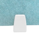 Under Mount Bench Screen Bracket Pair | White