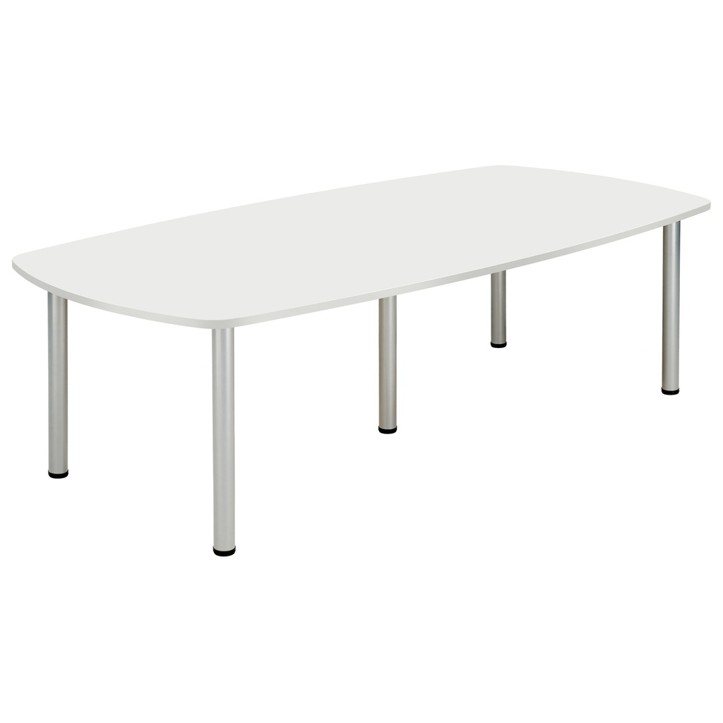 Core Pole Leg Barrel Shaped Meeting (Fsc) I 2400x1000 I  Arctic White