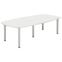 Core Pole Leg Barrel Shaped Meeting (Fsc) I 2400x1000 I  Arctic White