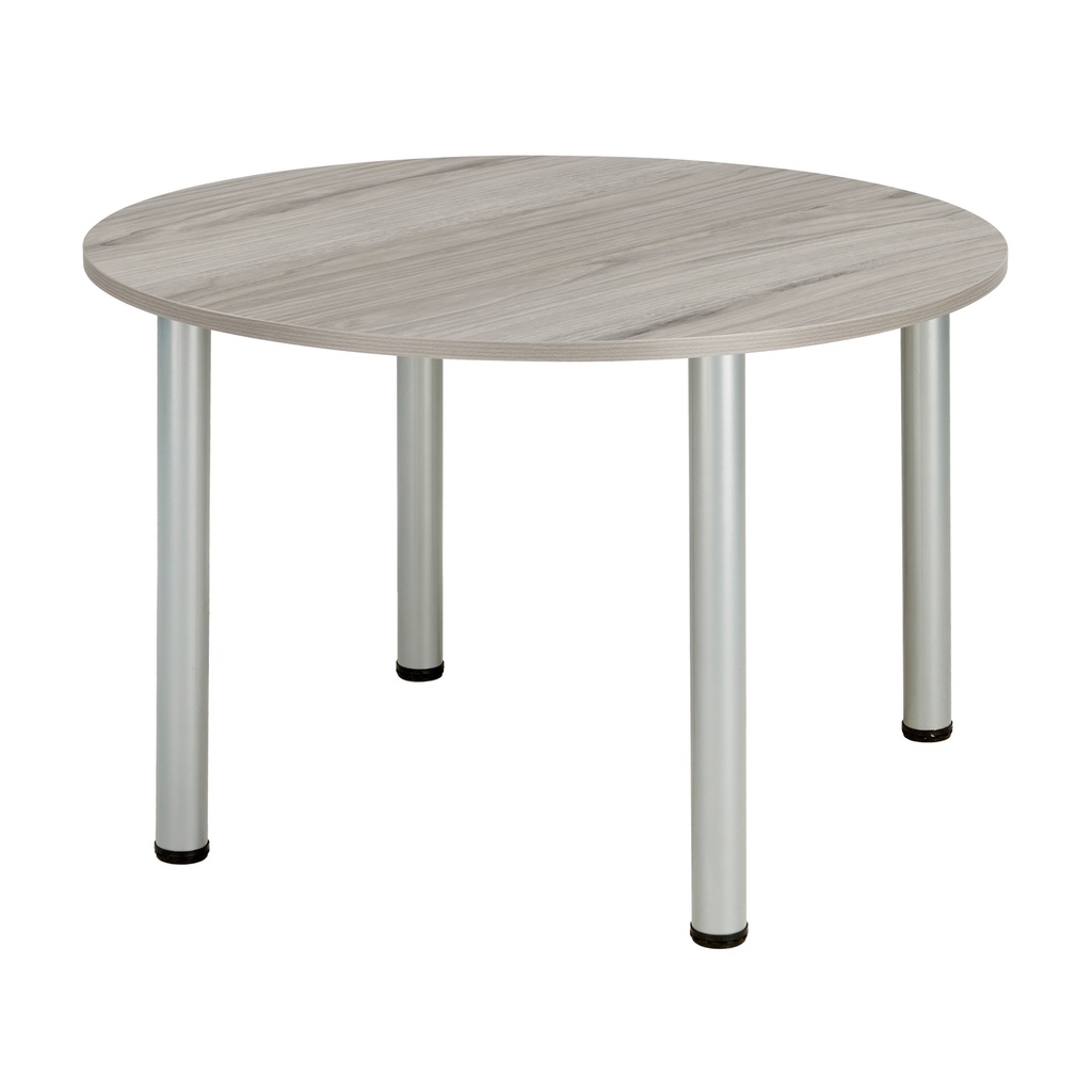 Core Pole Leg Round Meeting (Fsc) I 1000X1000 I  Alaskan Grey Oak