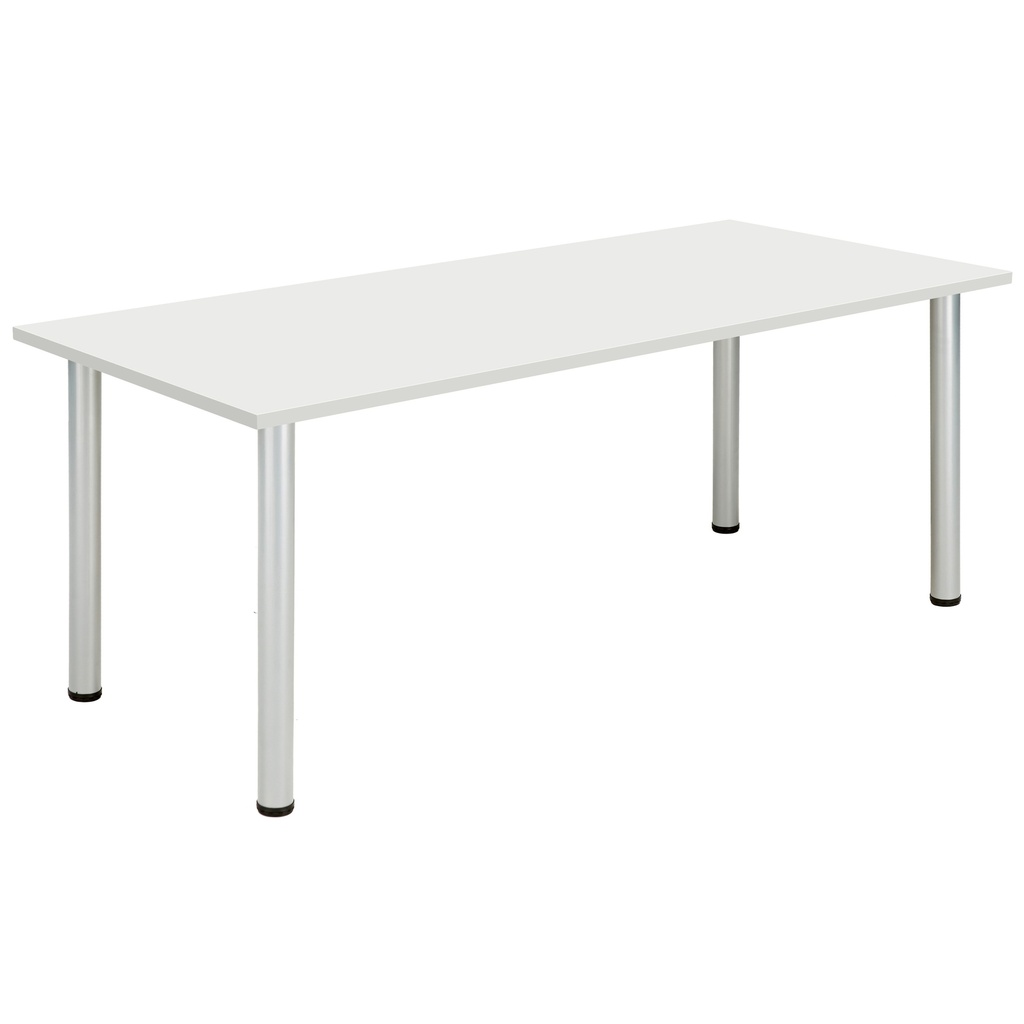 Core Pole Leg Rectangular Meeting (Fsc) I 1800x800 I  Arctic White
