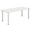 Core Pole Leg Rectangular Meeting (Fsc) I 1800x800 I  Arctic White