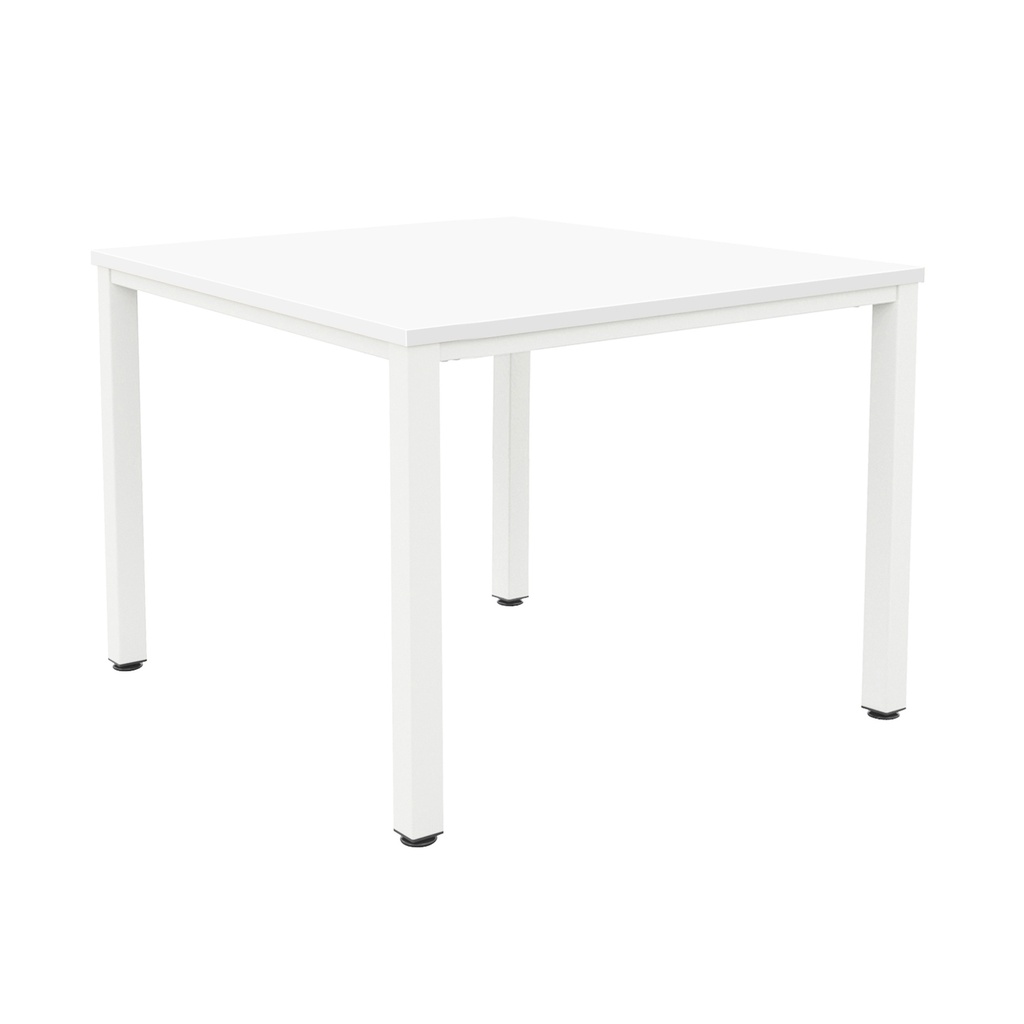 Fraction Infinity Square Meeting Table (FSC) I 1200 X 1200 I White/White