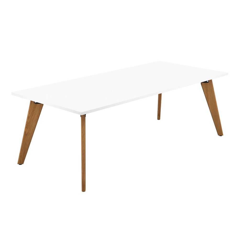 PLATEAU RECTANGULAR TABLE WITH OAK LEGS