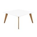 PLATEAU SQUARE TABLE WITH OAK LEGS