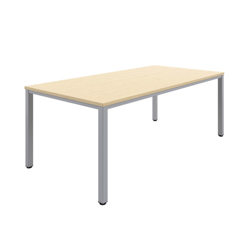 [ZFIMT2010MASV] FRACTION INFINITY MEETING TABLE (Maple, Silver, 2000mm)