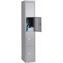 [BY09213] Bisley|4 Door|Steel|Locker|305X305X1802|Goose Grey