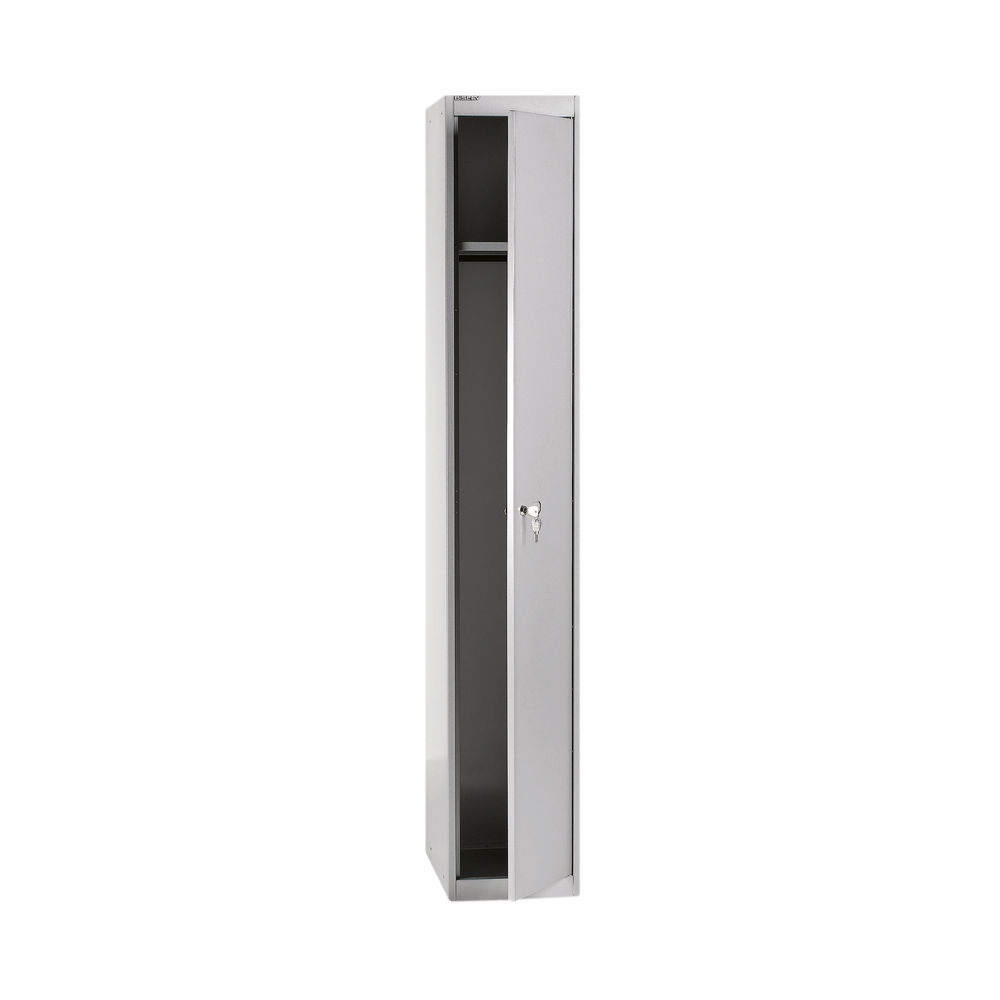 Bisley|1 Door|Steel|Locker|305X457X1802|Goose Grey